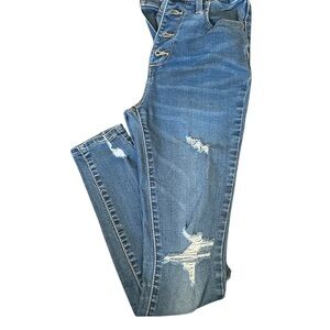 Old Navy Kids Blue Distressed Jeans